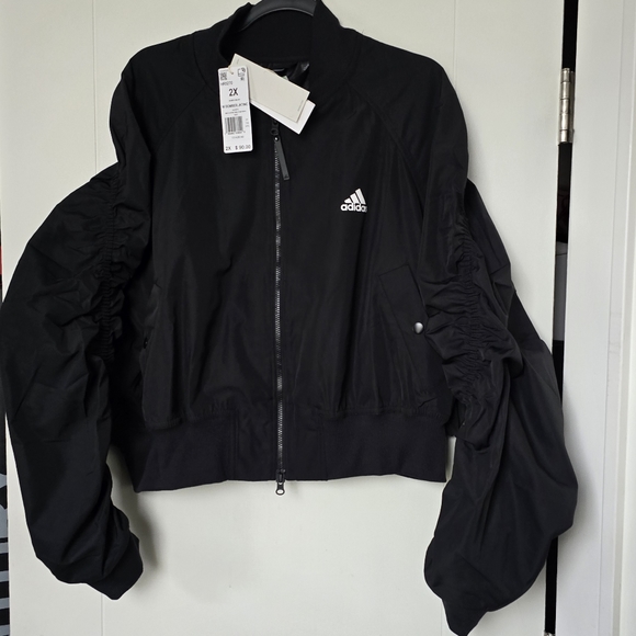 Adidas Plus Size Collective Power Bomber Jacket size 2X - Picture 7 of 13